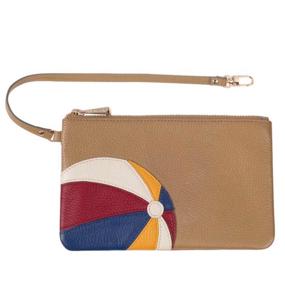 Ora Delphine Beach Ball Pouch/Wristlet